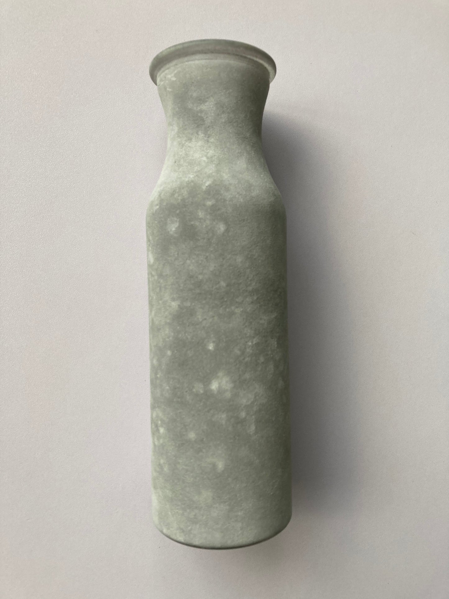 Grey Chalk Milk Bottle Style Vase