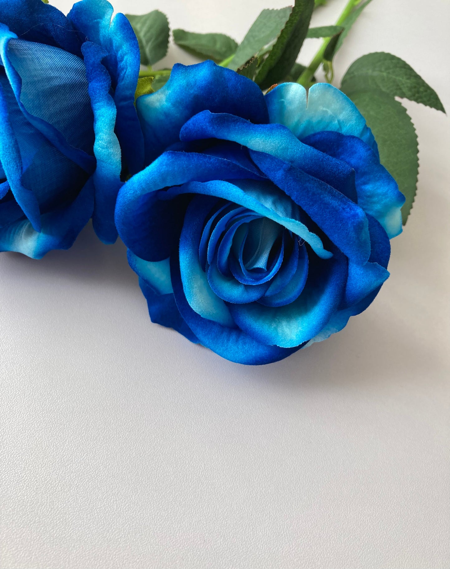 Mixed Blue Velvet Touch Rose
