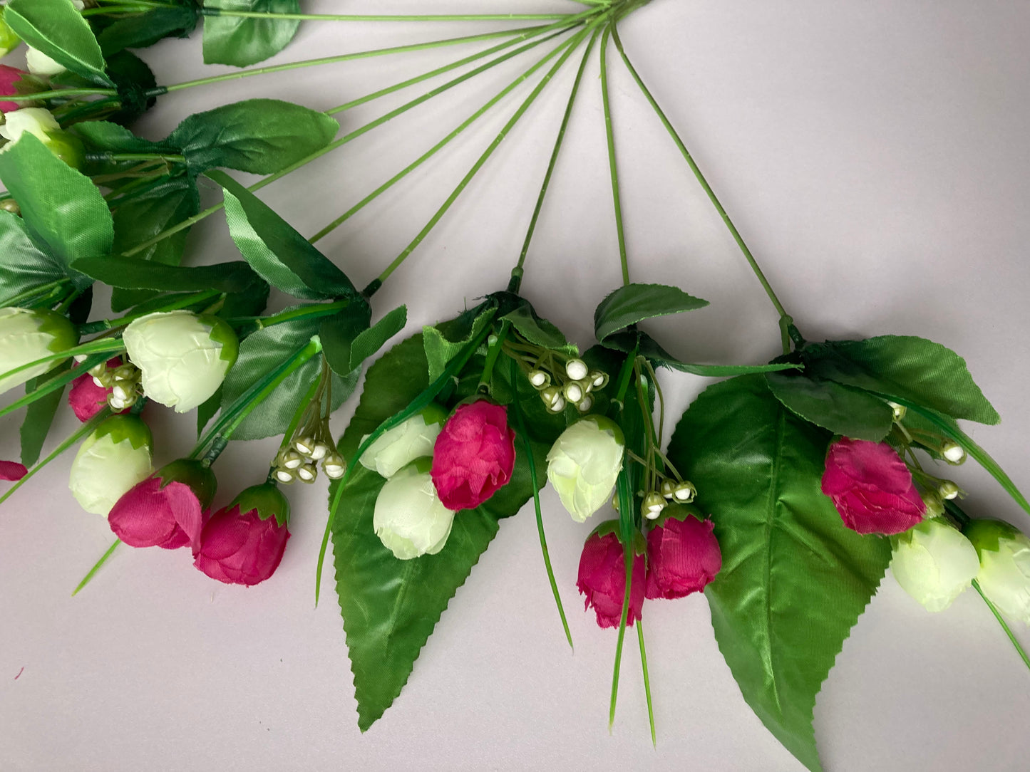 Mauve & Ivory Baby Tulip Bunch