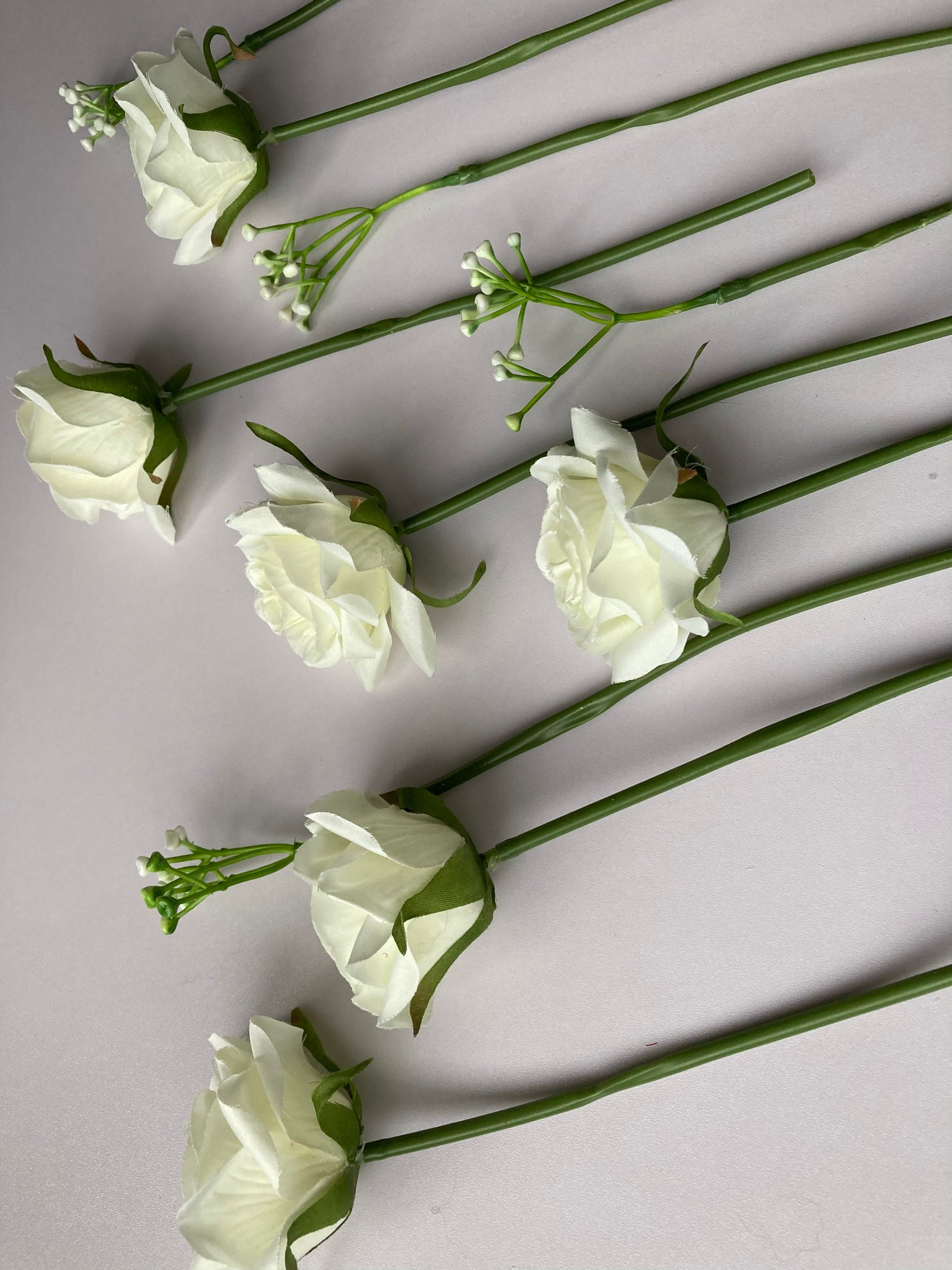 Small Ivory Rose Bunch