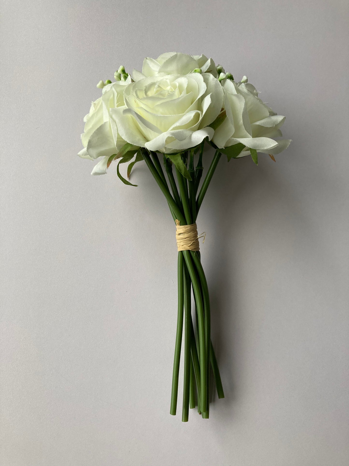 Small Ivory Rose Bunch