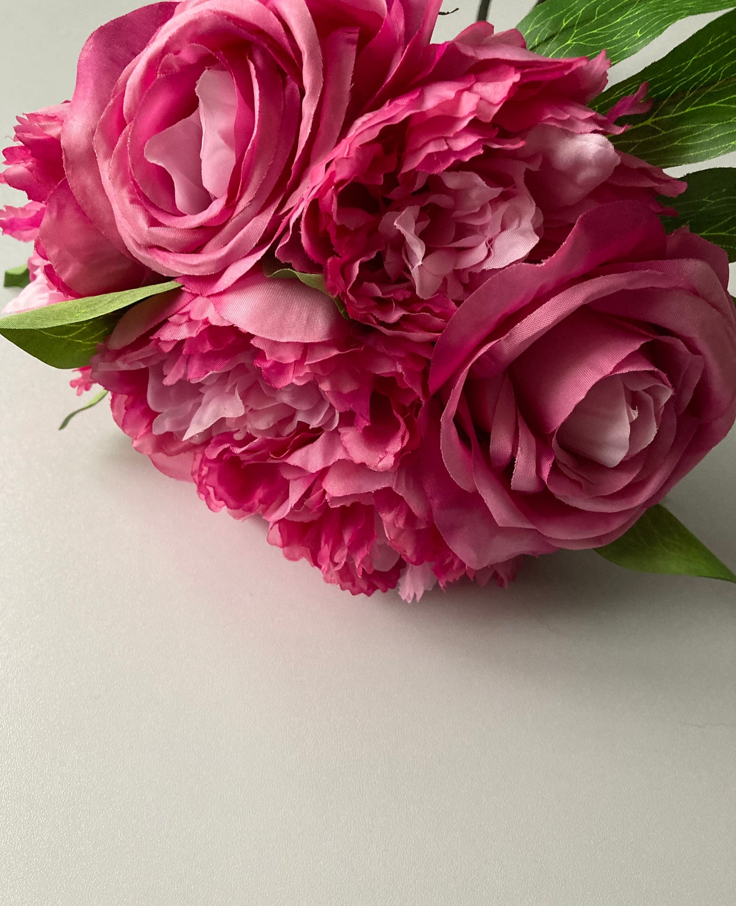Hot Pink Rose & Peony Bunch