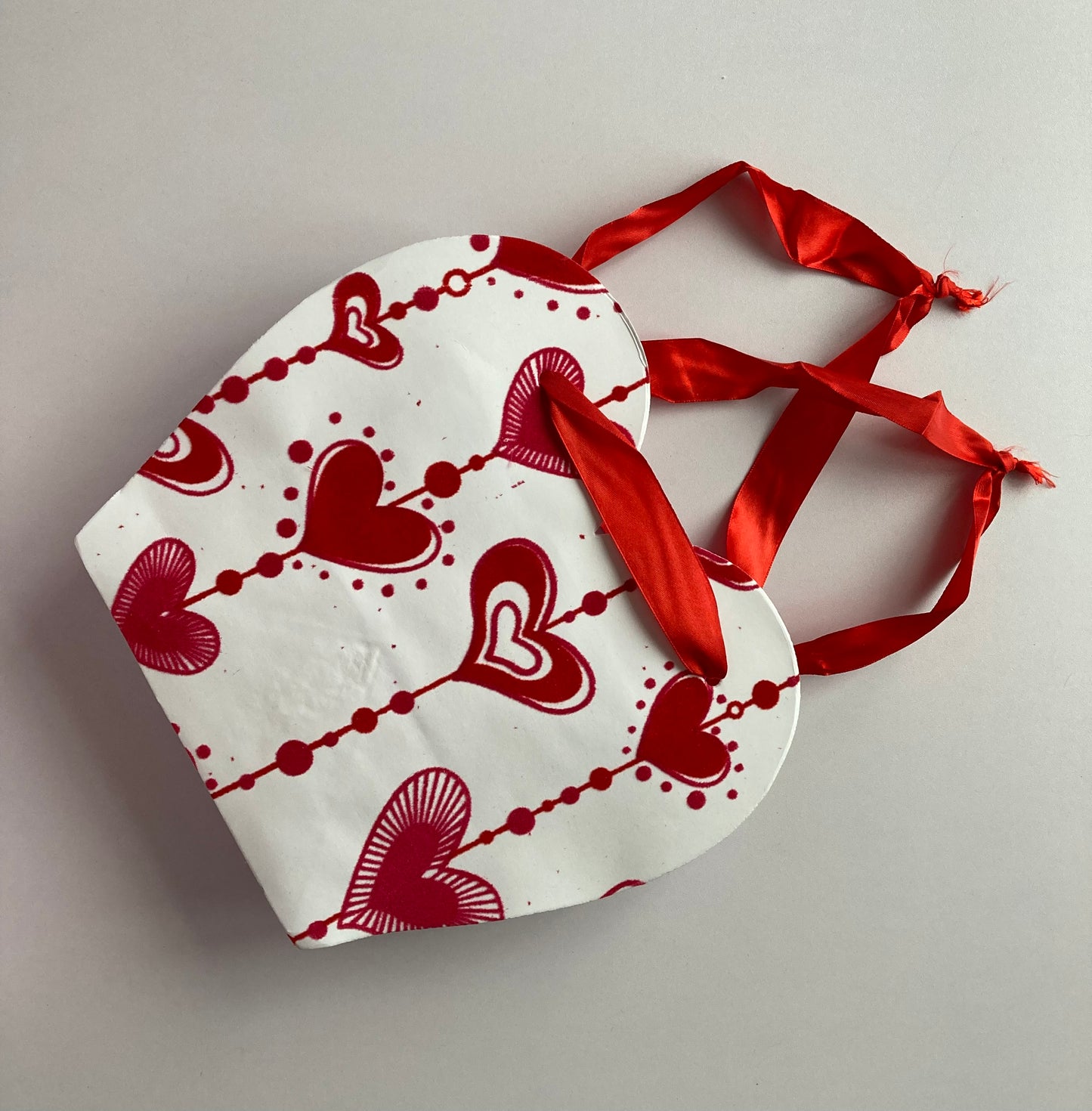 5 Pack Small Card Heart Shaped Pot