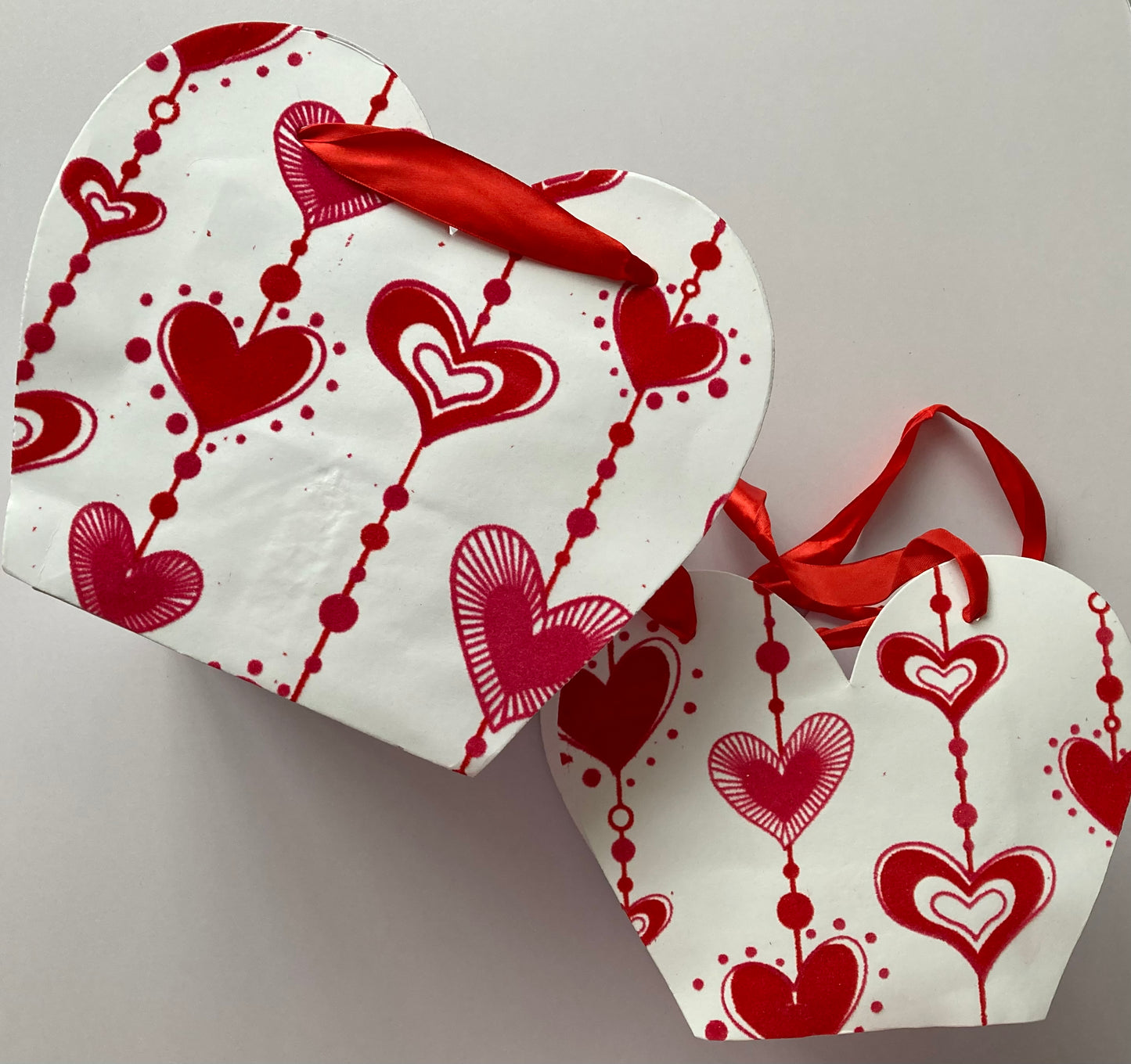5 Pack Small Card Heart Shaped Pot