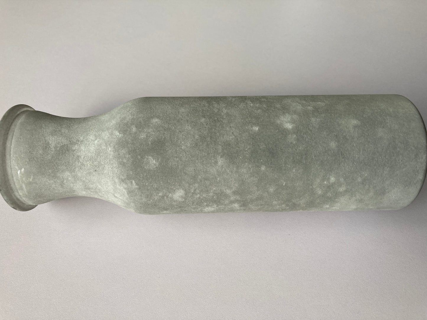 Grey Chalk Milk Bottle Style Vase