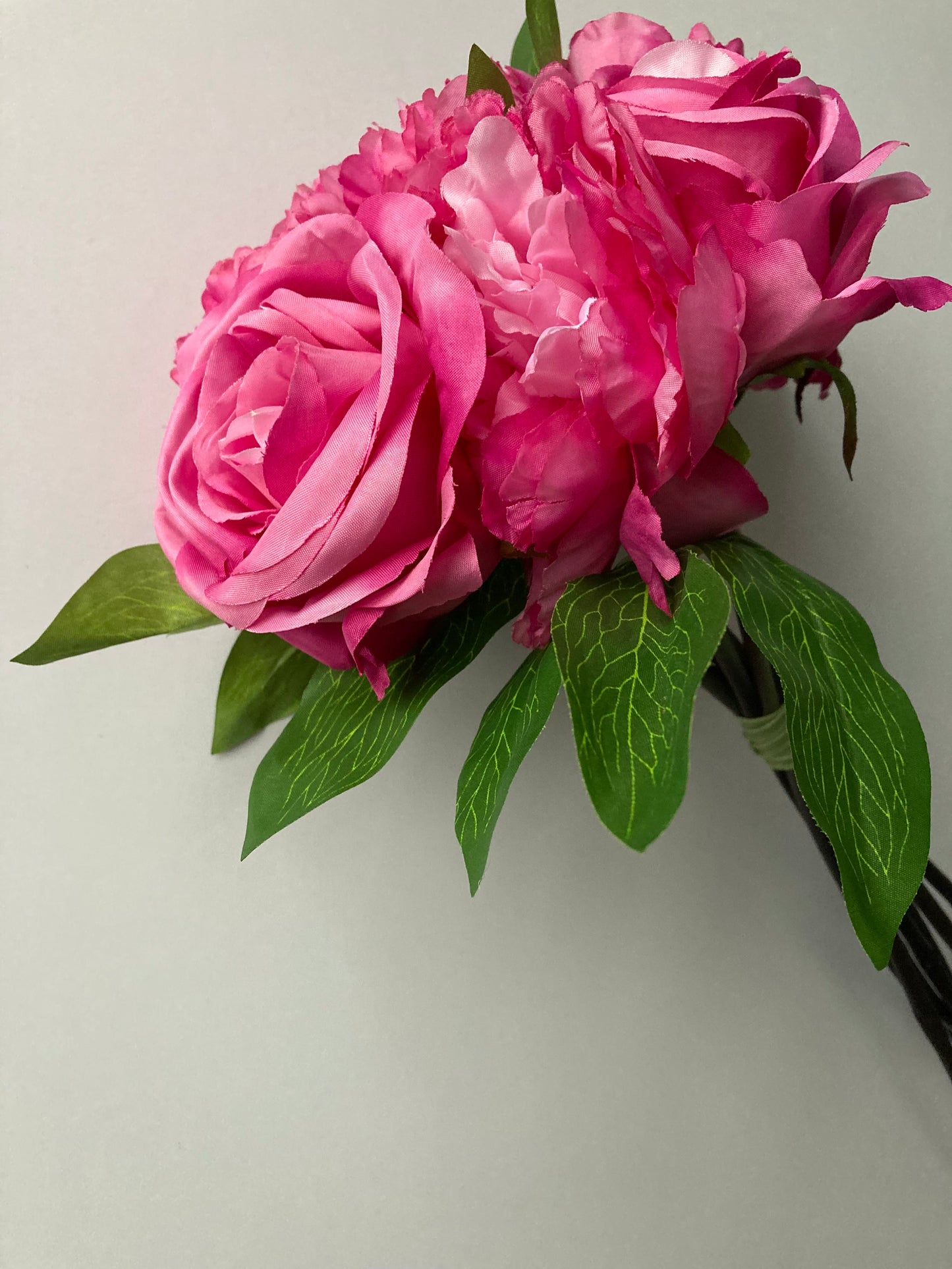 Hot Pink Rose & Peony Bunch