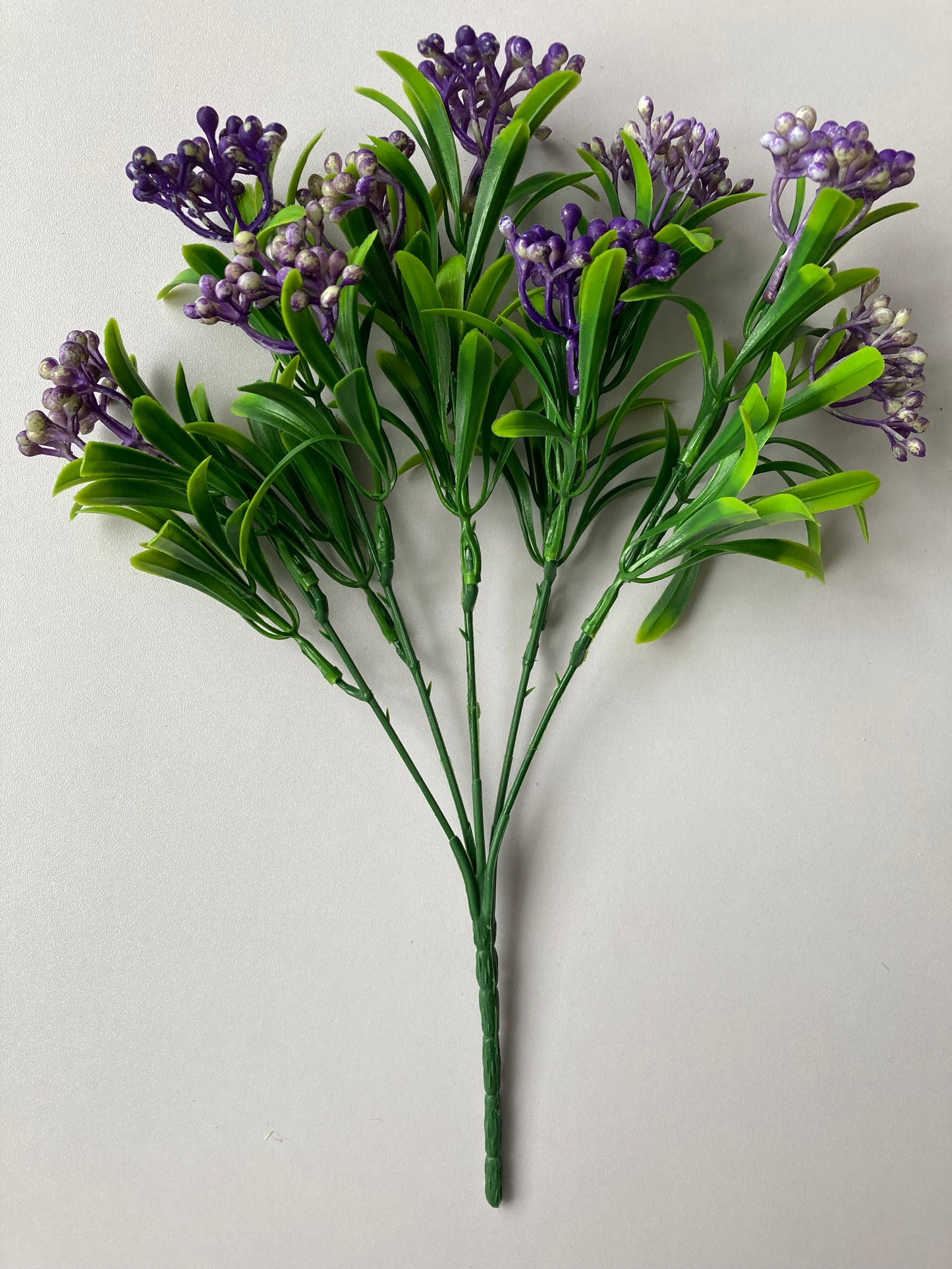 30cm White & Purple Berry & Foliage – faux floral décor by Whimsical Blossom Floristry