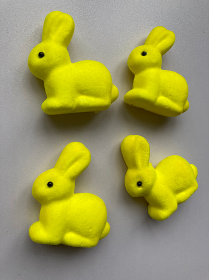 4pk Yellow Mini Bunnies