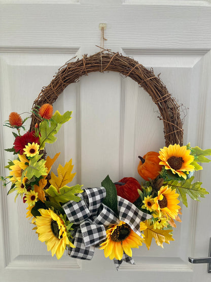 Sunflower Wreath