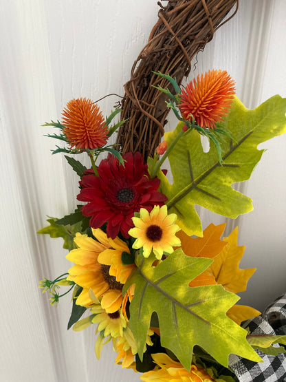 Sunflower Wreath