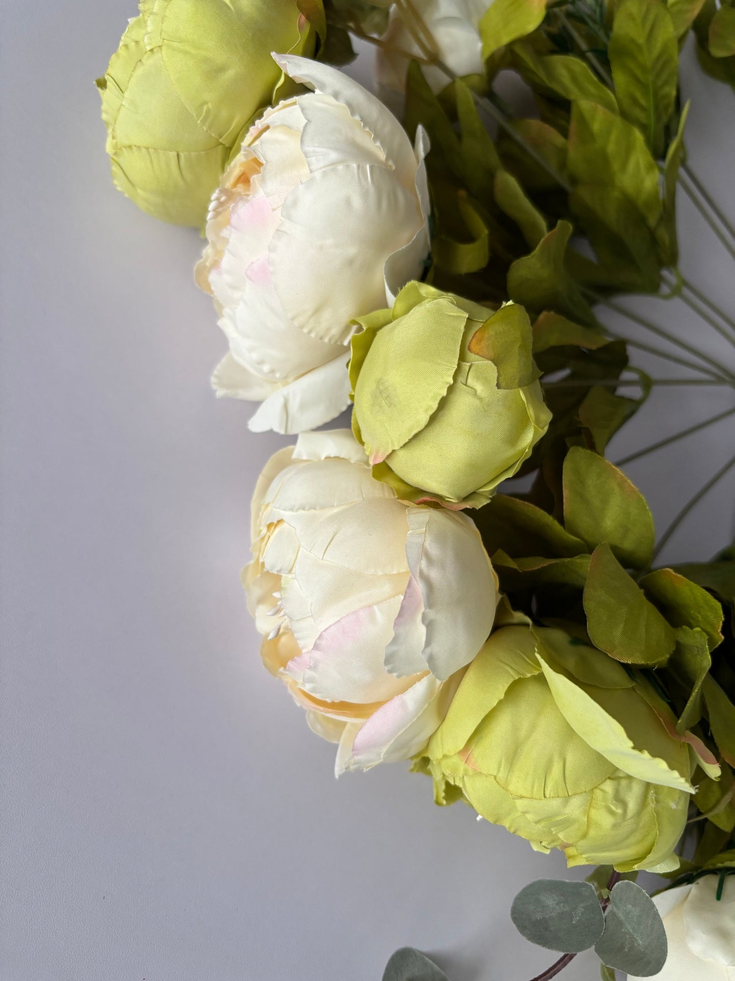 Large Cream & Green Peony & Hydrangea Bouquet