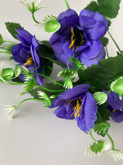 5 Purple Anemone Bunch