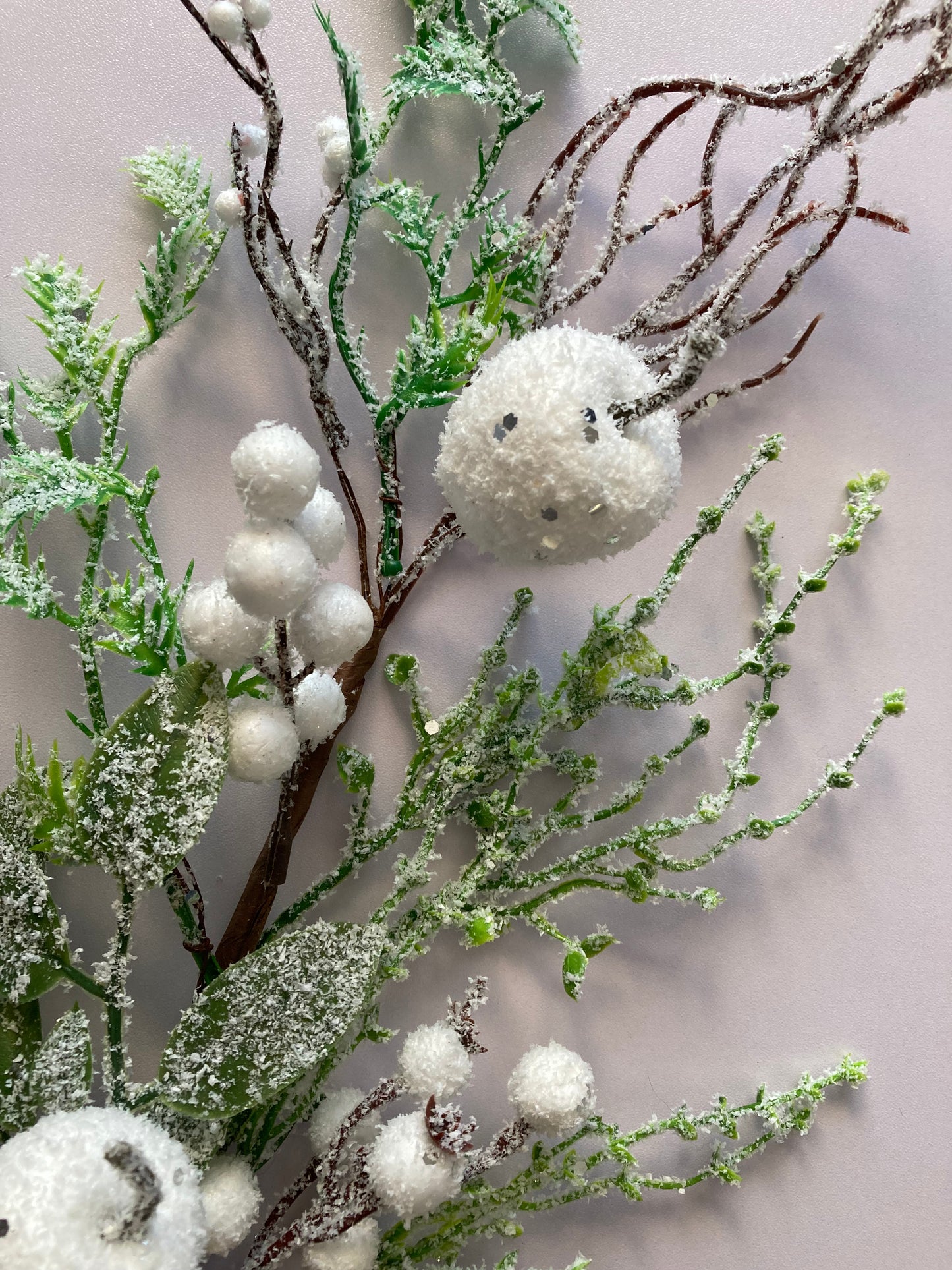 Apple & Berry Snowy Christmas Pick