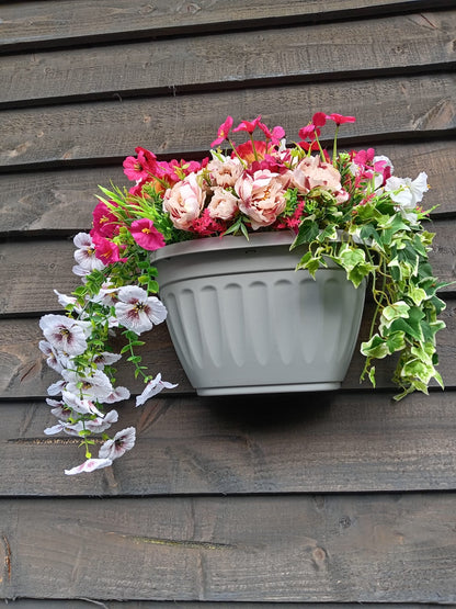 Pink Wall Hanging Planter.