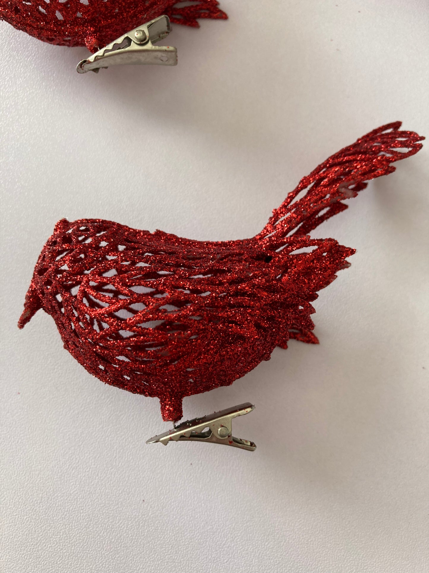 3pk Red Robin Decoration