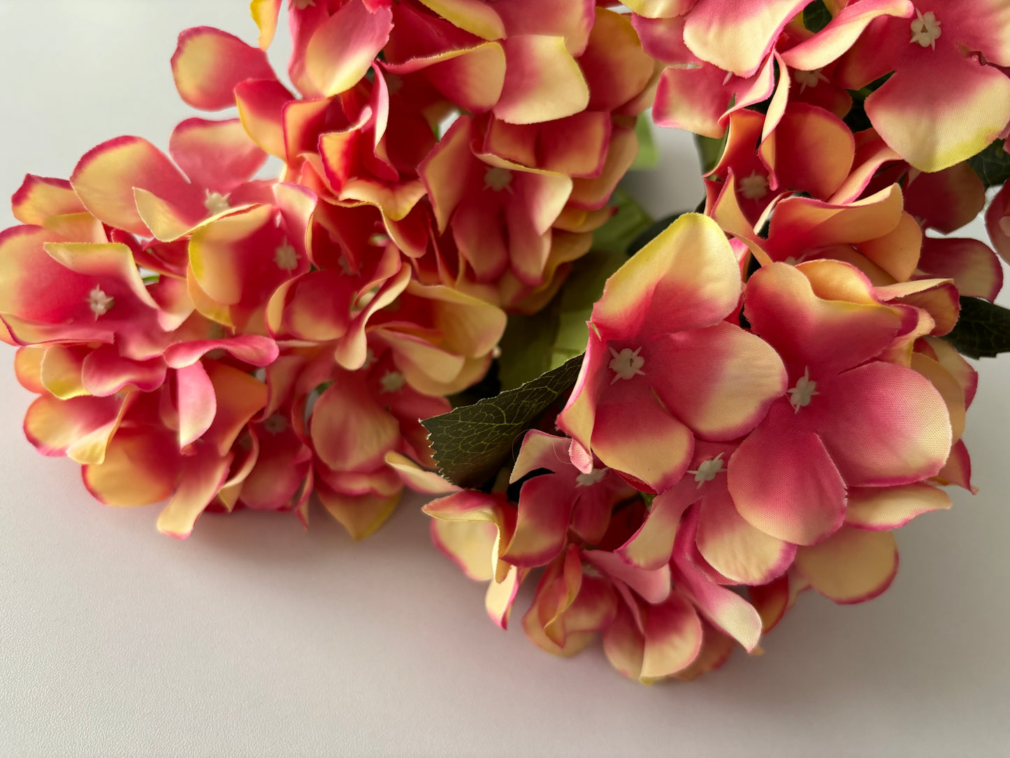 Large Pink/Peach Hydrangea Bunch
