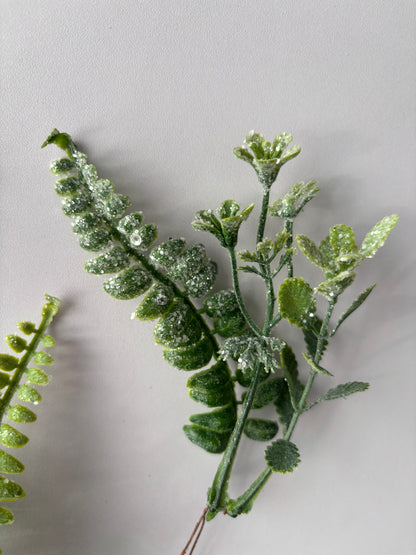 3 Frost Foliage Stem Bunch