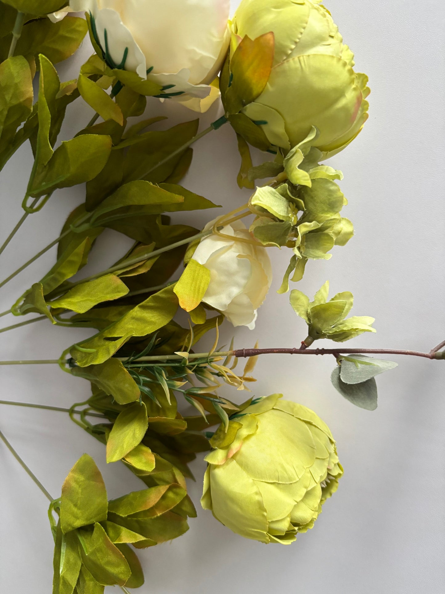Large Cream & Green Peony & Hydrangea Bouquet