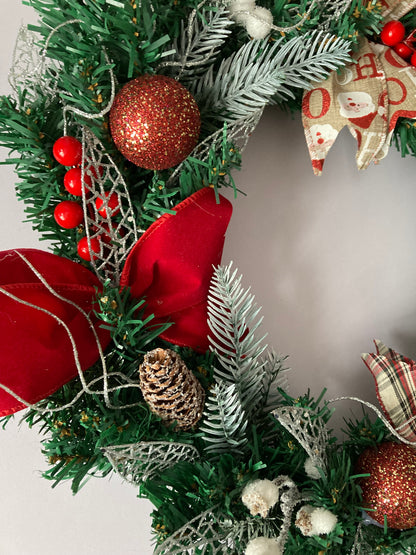 45cm Festive Wreath