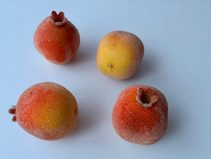 4 Sugar Beaded Pomegranate