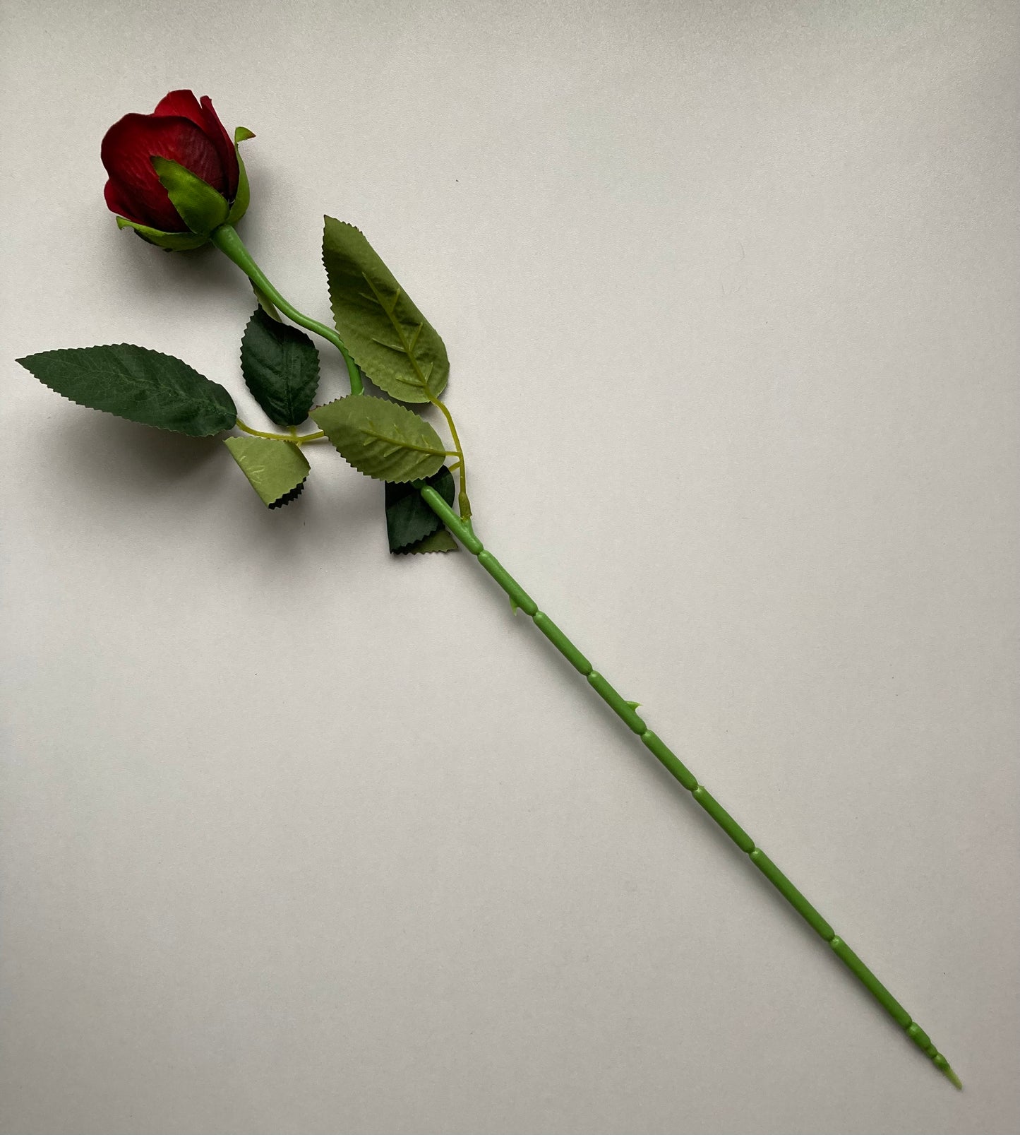 Red Velvet Rose Bud Stem