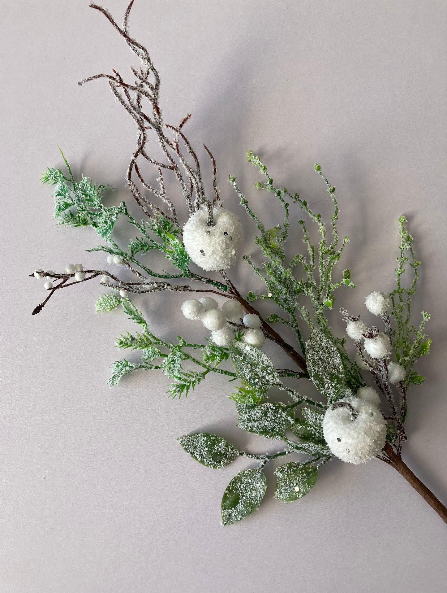 Apple & Berry Snowy Christmas Pick