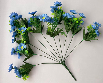 Blue Daisy Bunch