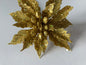 Small Gold Glitter Poinsettia