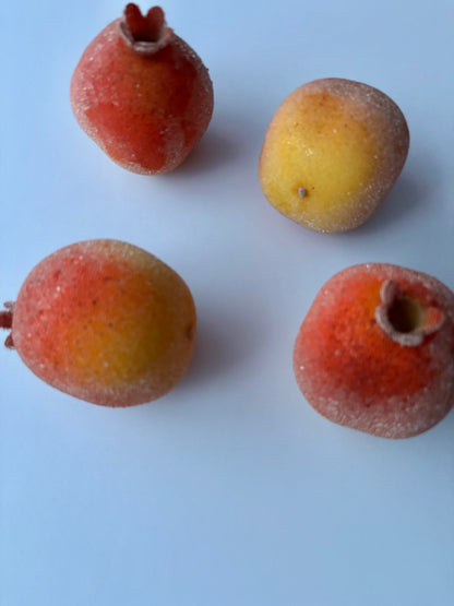 4 Sugar Beaded Pomegranate