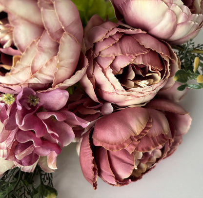 Large Purple Peony & Hydrangea Bunch
