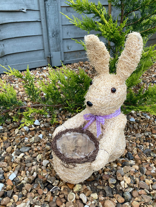 38cm Brushwood Rabbit Plant Pot
