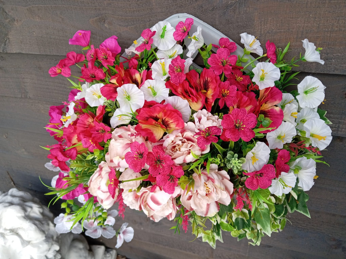 Pink Wall Hanging Planter.