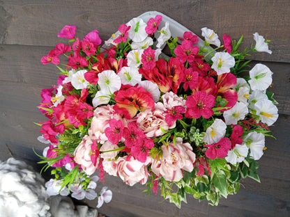 Pink Wall Hanging Planter.