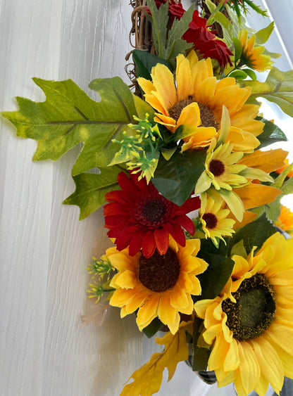 Sunflower Wreath