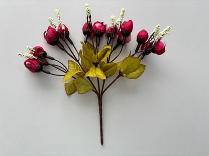 Pink/White Rosebud Bunch
