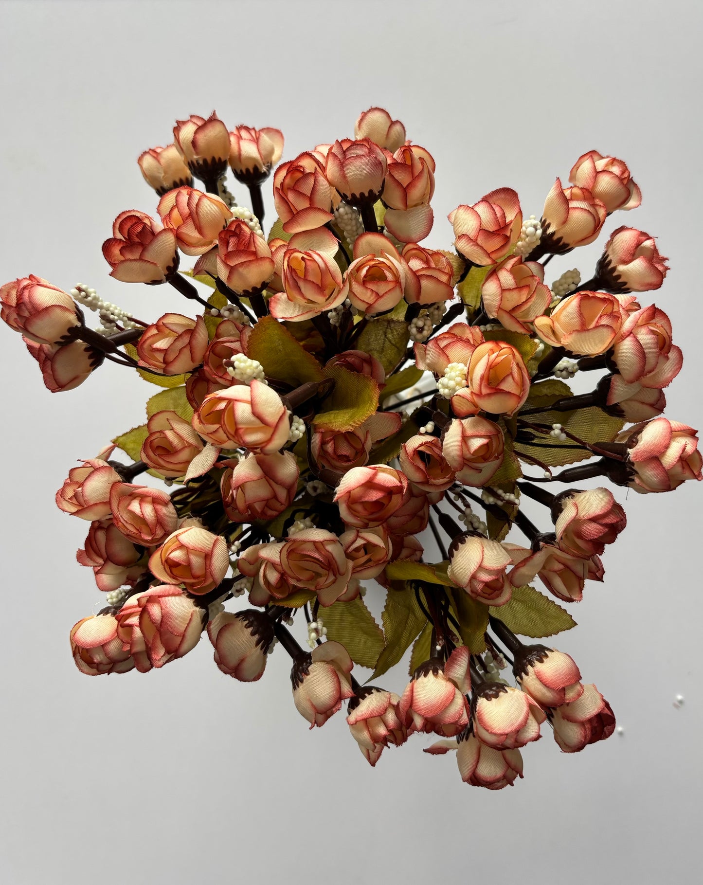 Pink/Cream Rosebud Bunch