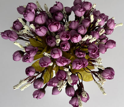 Purple Rosebud Bunch