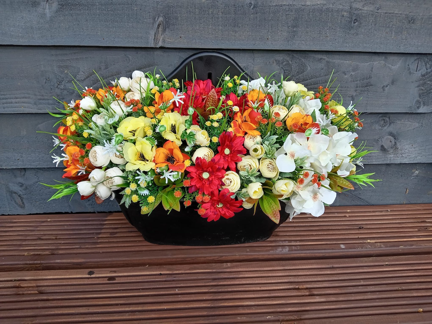 Autumn Floral Planter