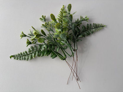 3 Frost Foliage Stem Bunch