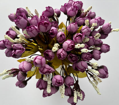 Purple Rosebud Bunch