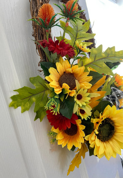 Sunflower Wreath