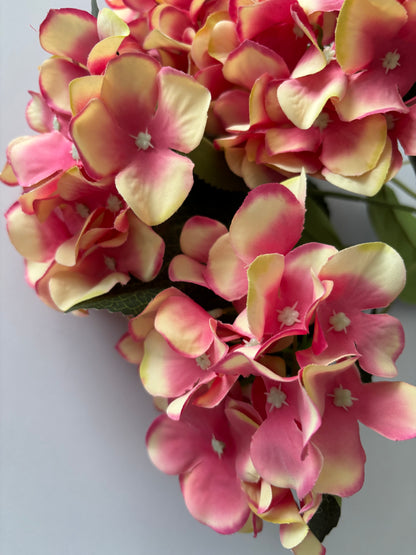 Large Pink/Peach Hydrangea Bunch