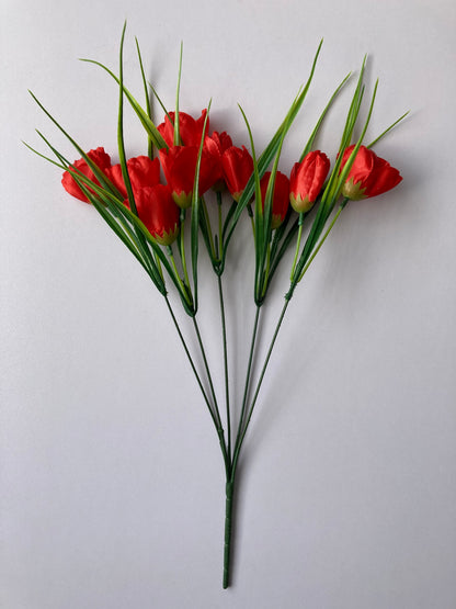 Red Tulip Bunch