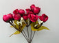 Dark Pink Rosebud Bunch