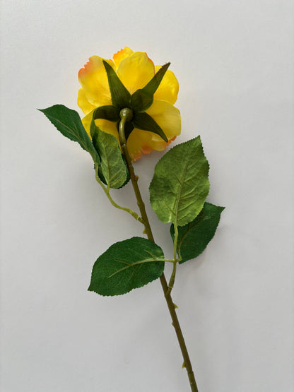 Real Touch Yellow Rose Stem