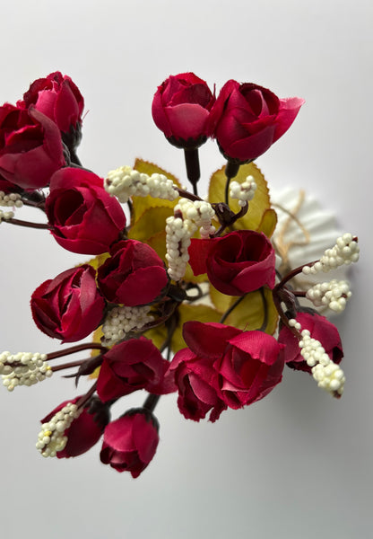 Dark Pink Rosebud Bunch