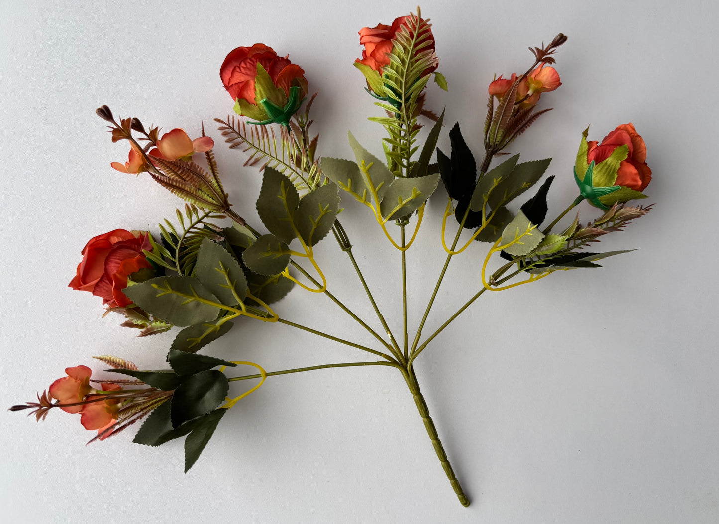 Terracotta Rosebud & Hydrangea Bunch