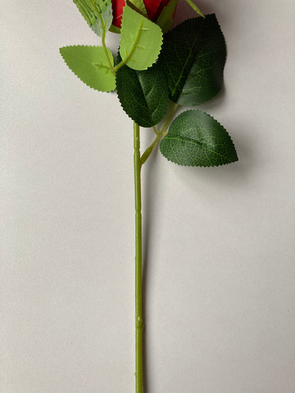 Short Stem Red Rose Bud