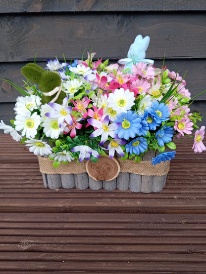 Easter Wooden Planter