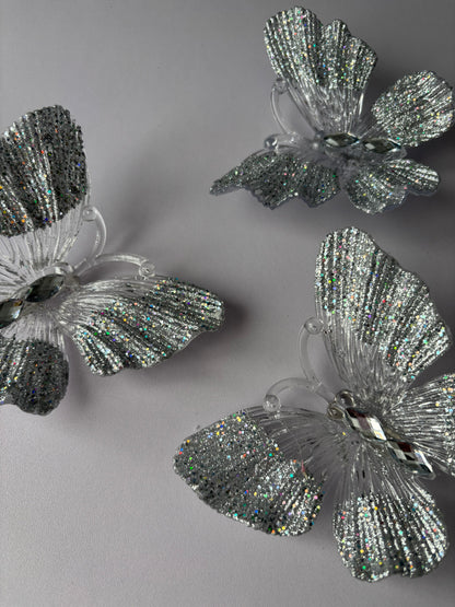 3 Set Acrylic Butterfly Clip